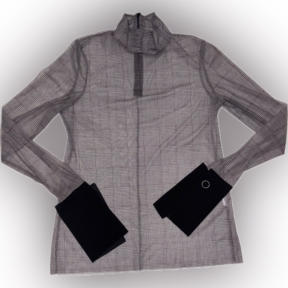 Zara Sheer Mock Neck Blouse